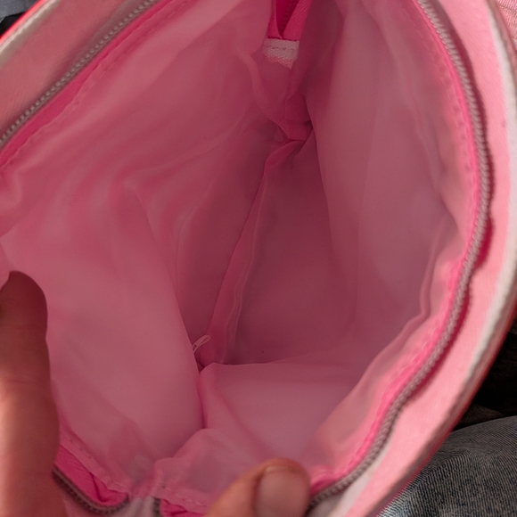 Victoria's Secret Pink and White Tote with Tan Handles - Picture 7 of 9
